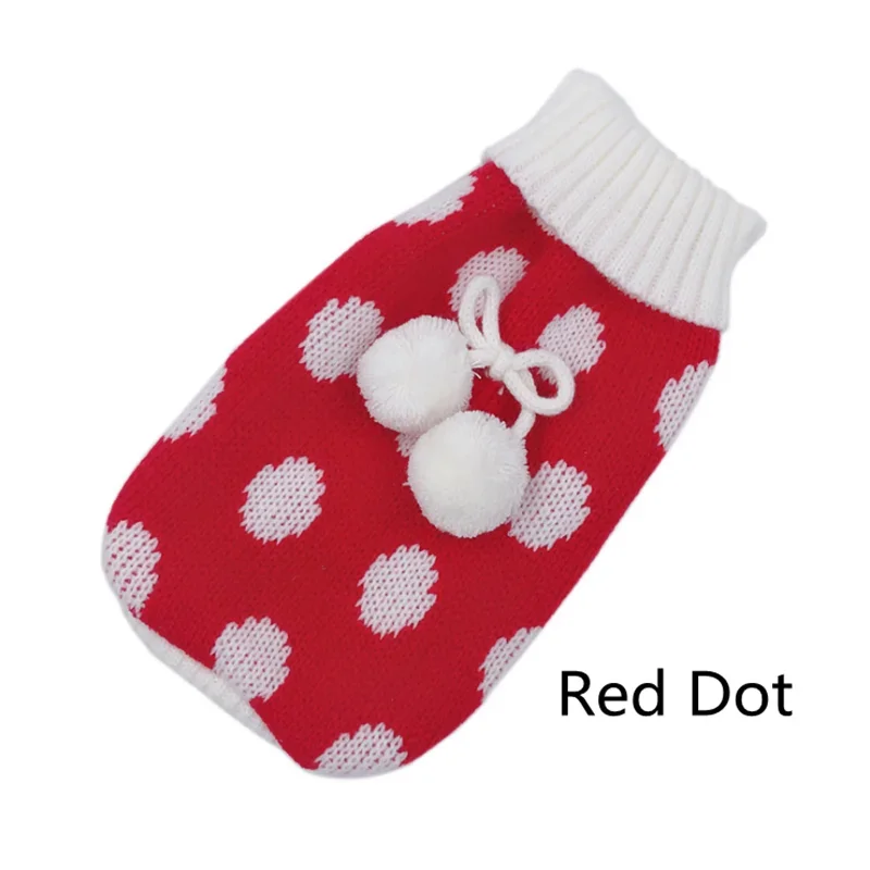 Warm Pet Clothes for Small Medium Dogs Winter Christmas Dogs Sweater Pet Clothing Knitting Costume Coat Cartoon Print Clothes