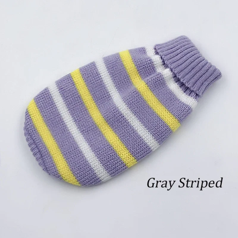 Warm Pet Clothes for Small Medium Dogs Winter Christmas Dogs Sweater Pet Clothing Knitting Costume Coat Cartoon Print Clothes