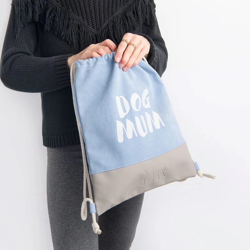 Rucksackbeutel "DOG MUM"