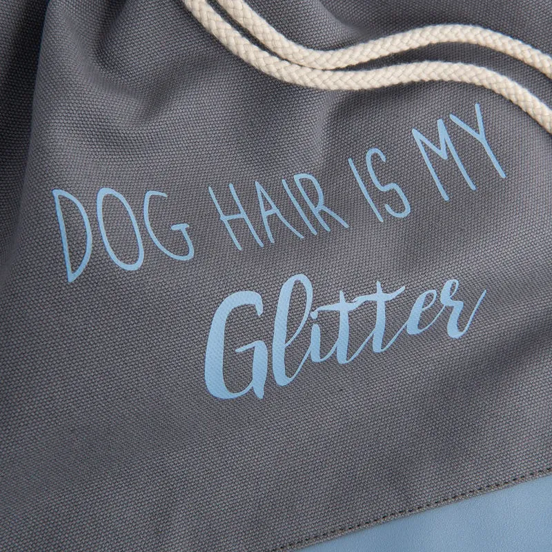 Rucksackbeutel "DOGHAIR GLITTER"