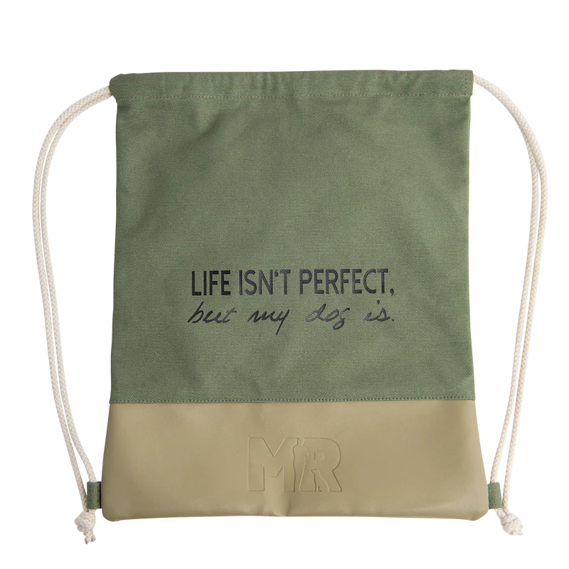Rucksackbeutel "LIFE ISN'T PERFECT"