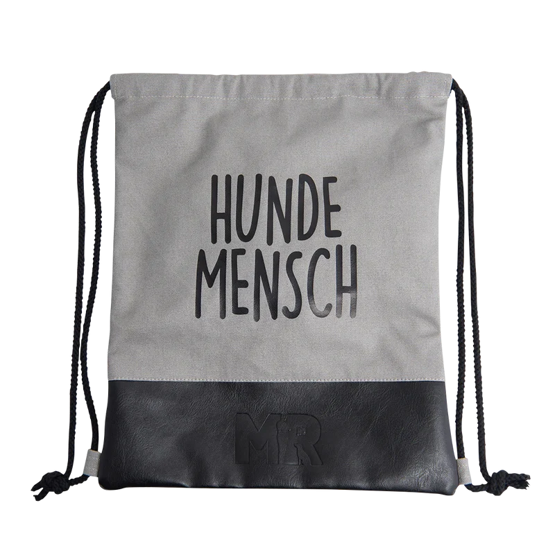 Rucksackbeutel "HUNDEMENSCH"
