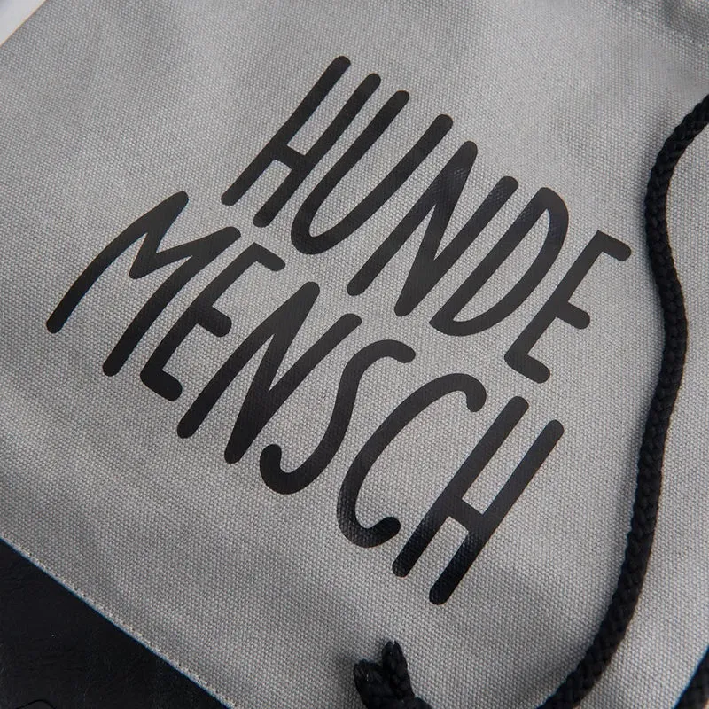 Rucksackbeutel "HUNDEMENSCH"