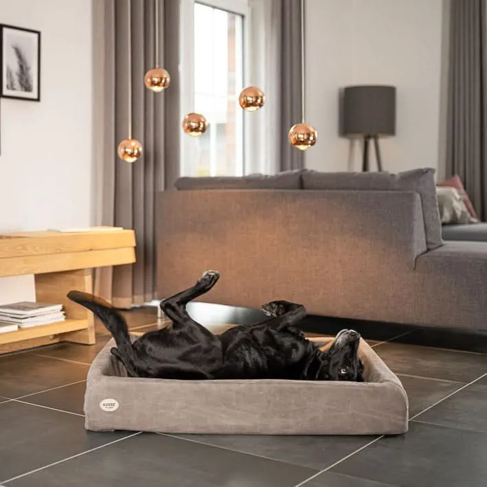 Hundebett KUDDE Wildlederoptik