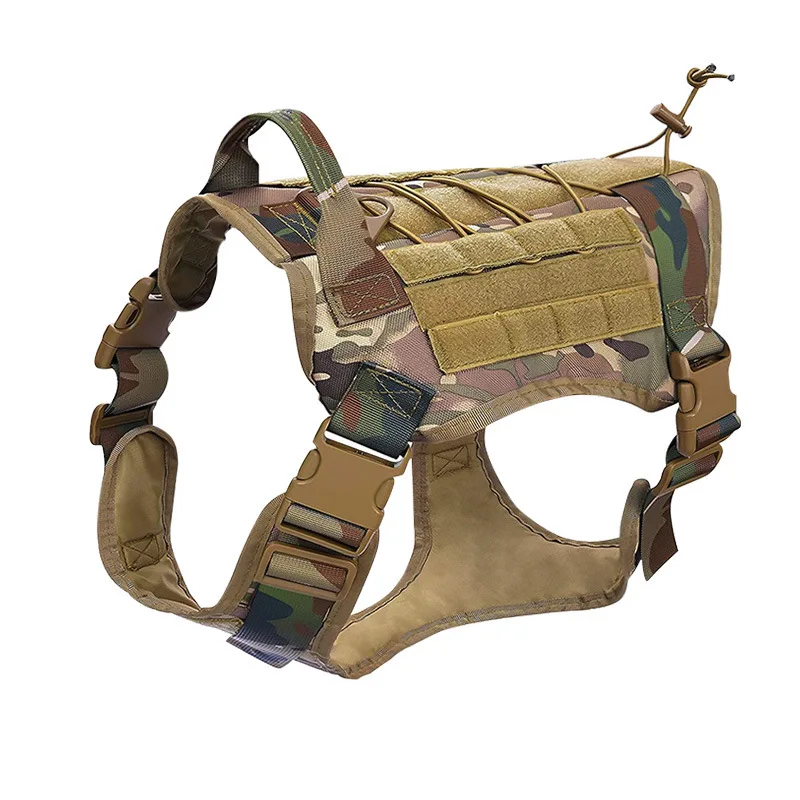 Tactical Militar Dog Harness for Large Dog Harness with Rope Reflective Dog Harness with Handle Labrador Retriever Chest Clothes