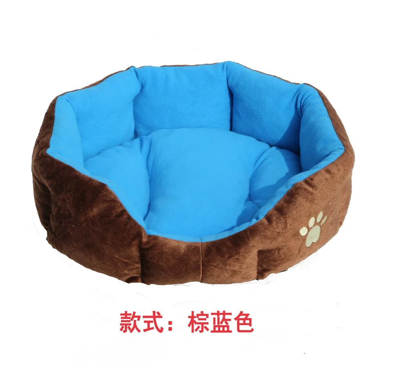 Kennel Pet Bed Removable and Washable All Year Round Neutral Warm Cattery Pad Pet Bed Pet Bed Two Sizes All Year Round Pet Bed Teddy