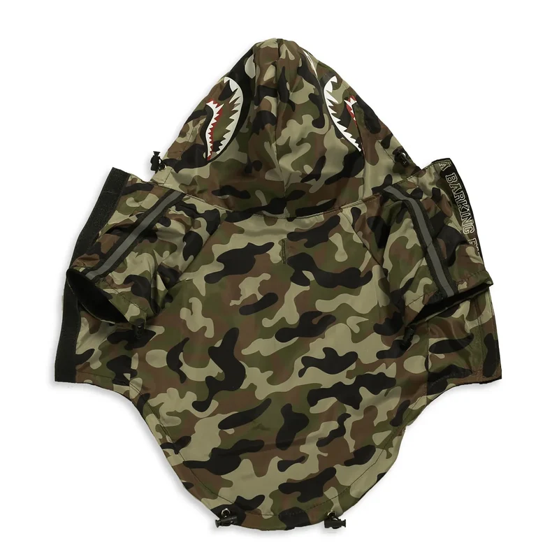 Luxury The Dog Face Pet Rain Coat Jacket Hoodies Weatherproof Large Dog Raincoat Sweatshirt For Dogs Apparel Clothes Costumes
