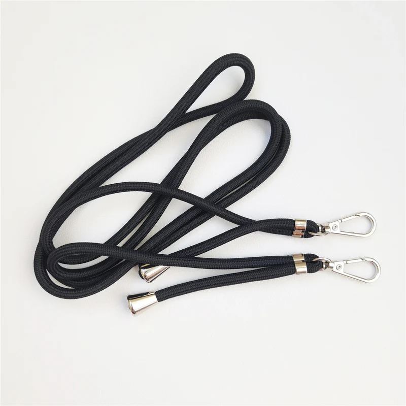 Dual Hook Crossbody Cord Lanyard For Mobile Phone Universal Adjustable Strap Bold 6mm Long Shoelace Clip Neck Hang Tether Rope