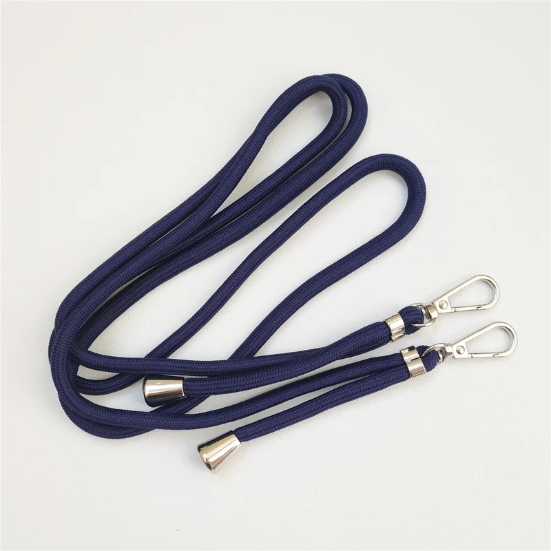 Dual Hook Crossbody Cord Lanyard For Mobile Phone Universal Adjustable Strap Bold 6mm Long Shoelace Clip Neck Hang Tether Rope