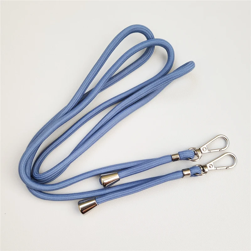 Dual Hook Crossbody Cord Lanyard For Mobile Phone Universal Adjustable Strap Bold 6mm Long Shoelace Clip Neck Hang Tether Rope