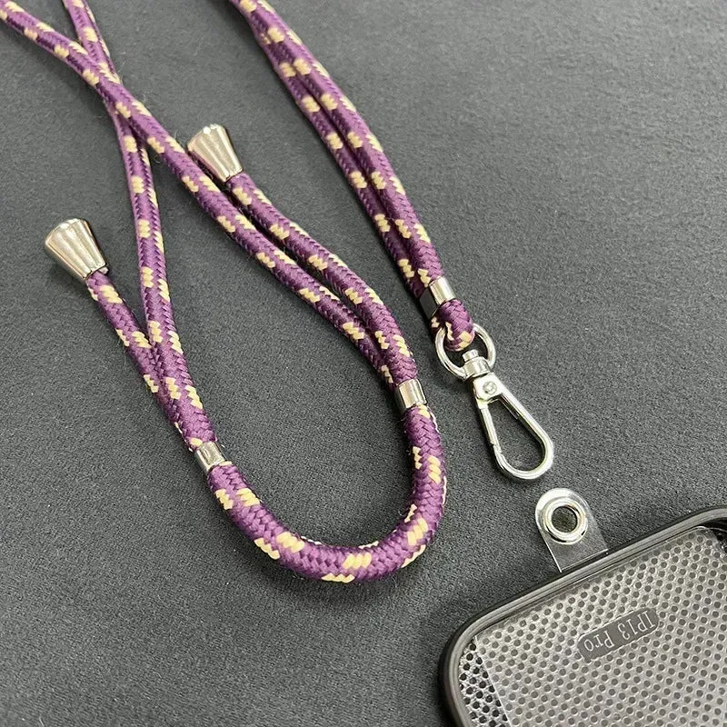 Adjustable Crossbody Strap Hanging Mobile Phone Back Clip Fixed Card Hanging Neck Universal Lanyard Safety And Anti Loss
