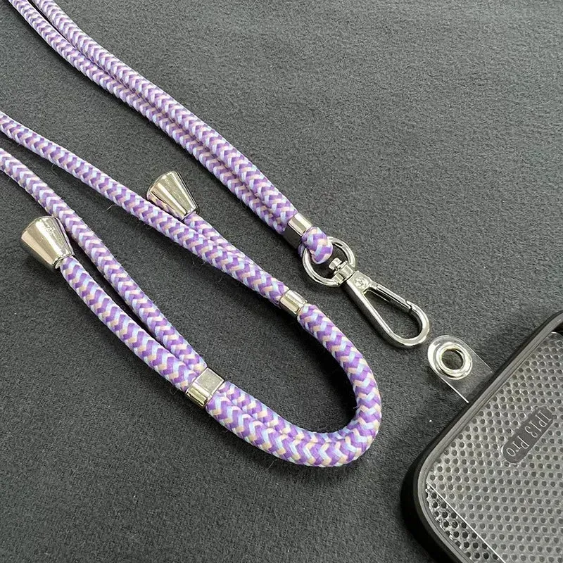 Adjustable Crossbody Strap Hanging Mobile Phone Back Clip Fixed Card Hanging Neck Universal Lanyard Safety And Anti Loss