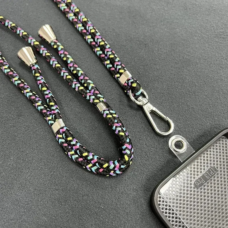 Adjustable Crossbody Strap Hanging Mobile Phone Back Clip Fixed Card Hanging Neck Universal Lanyard Safety And Anti Loss
