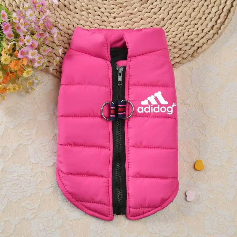 Winter Cotton Pet Dogs Clothes Waterproof Warm Dogs Jacket Coats Zipper Design French Bulldog For Small Medium Dogs Chihuahua