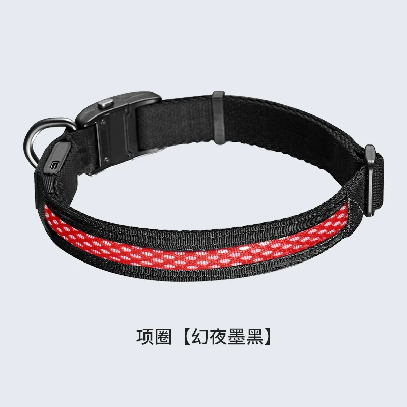 Donis Dog Hand Holding Rope Led Luminous Collar Collar Size Medium-Sized Dog Anti-off Anti-Lost Pet USB Charging