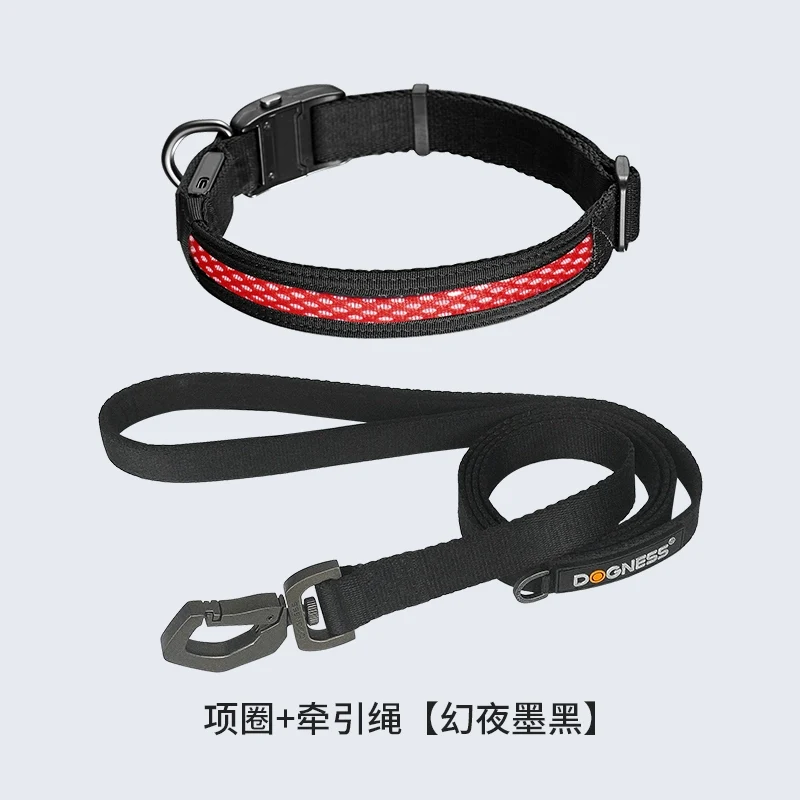 Donis Dog Hand Holding Rope Led Luminous Collar Collar Size Medium-Sized Dog Anti-off Anti-Lost Pet USB Charging