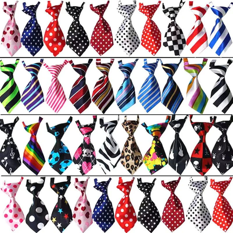 Pet Cat Dog Bow Tie Lots Mix Colors Grooming Accessories Adjustable Puppy Bow Tie Products Pet Bowtie Supplies