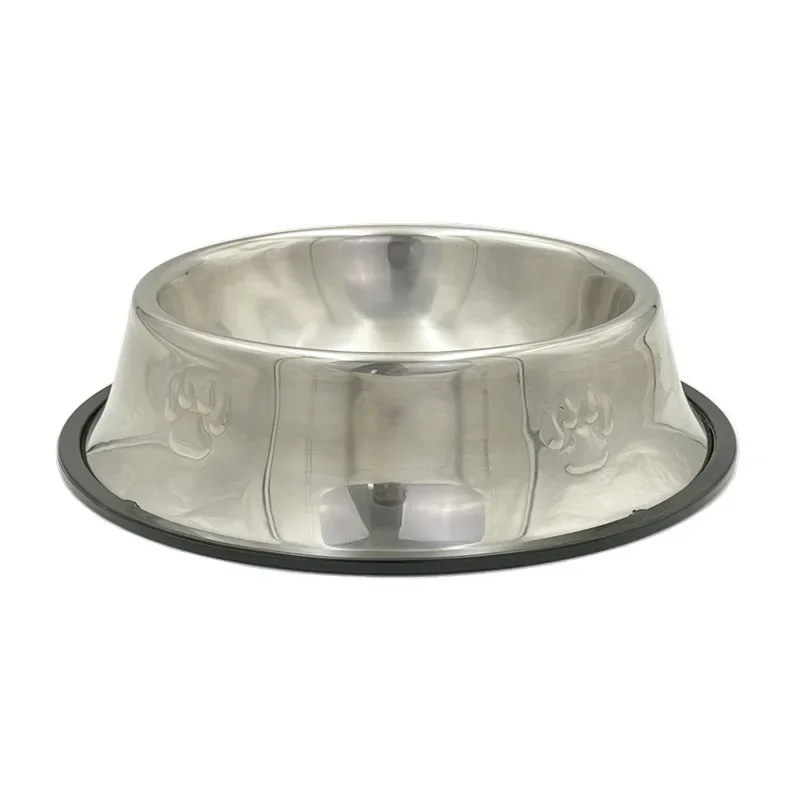 Stainless Steel Dog Bowl Anti-Gulping Slow Feeder Safe Washable Pet Food Water Bowl Small Medium Large Dog Slow Eating