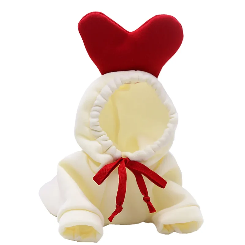 Dog Winter Warm Clothes Cute Plush Coat Hoodies Pet Costume Jacket For Puppy Cat French Bulldog Chihuahua Small Dog Clothing
