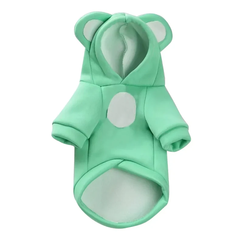 Dog Winter Warm Clothes Cute Plush Coat Hoodies Pet Costume Jacket For Puppy Cat French Bulldog Chihuahua Small Dog Clothing