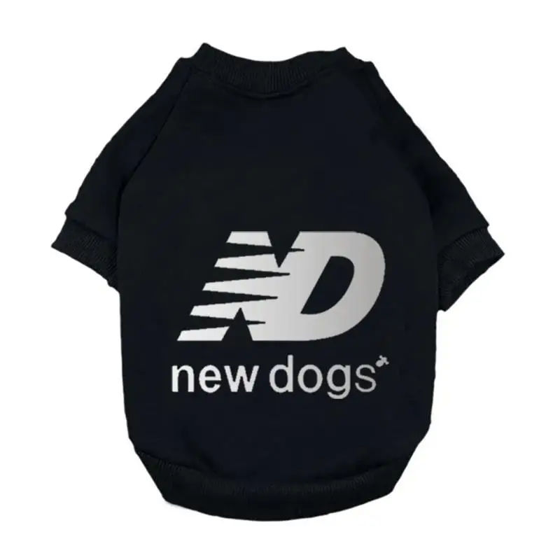 Winter Warm Dog Clothes 2021 Black Gold Clothes For Dogs Fashion Pet Clothes Small Dogs Cats Costume Puppy Bulldog Clothes S-xxl