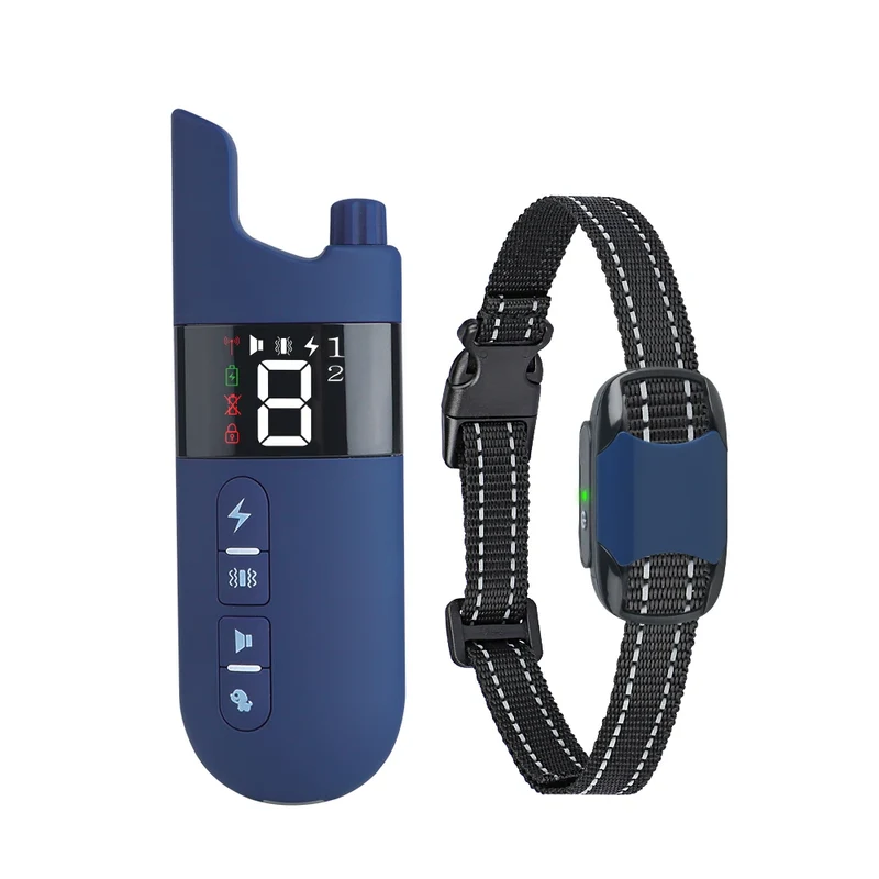 MASBRILL 800m Electric Dog Training Collar Light IP7 Waterproof Pet Remote Control With Shock Vibration Sound Function Collars