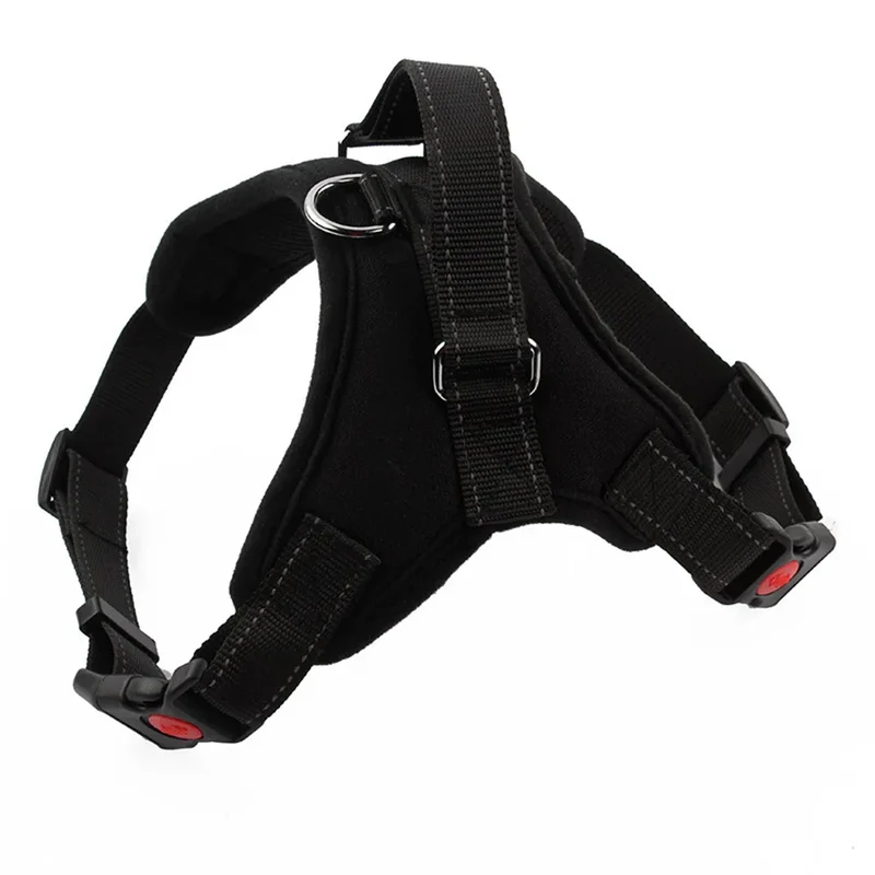 Nylon Heavy Duty Dog Pet Harness Collar Adjustable Padded Extra Large Medium Small Dog Harnesses Vest Husky Big Dogs Products