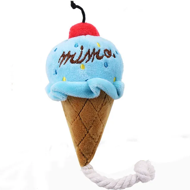 2023 Cute Squid Small Dog Toy Sound BB Plush Pet Puppy Rope Toys Pink Chew Squeak Toys For Cat dog toys for small dogs pet