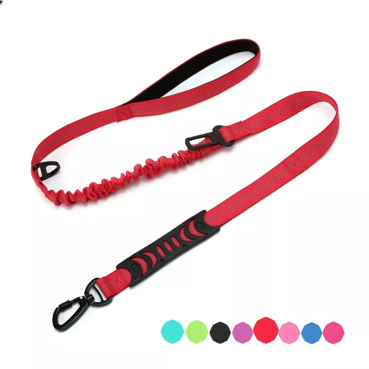 Pet Dog Leash Double Handle Reflective Multifunction Dog Harness Leash Running Dog Leashes Comfort Freedom Pet Accessories