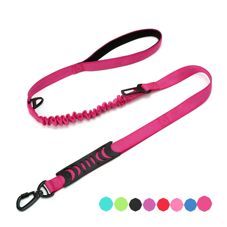 Pet Dog Leash Double Handle Reflective Multifunction Dog Harness Leash Running Dog Leashes Comfort Freedom Pet Accessories
