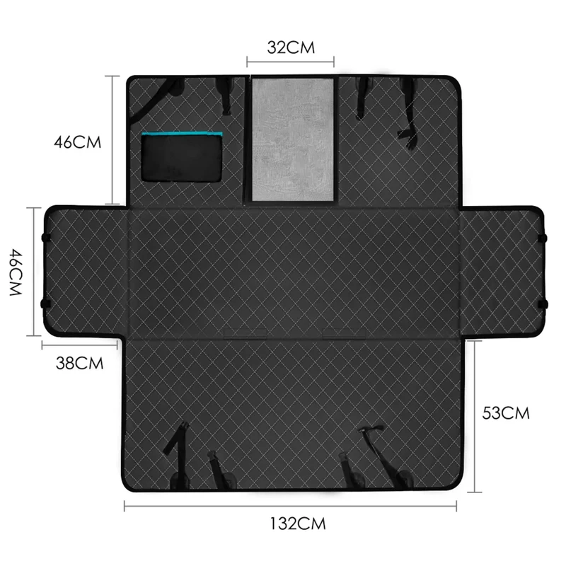 Dog Carriers Car Seat Cover Waterproof Pet Travel Dog Carrier Hammock Car Rear Back Seat Protector Mat Safety Carrier For Dogs