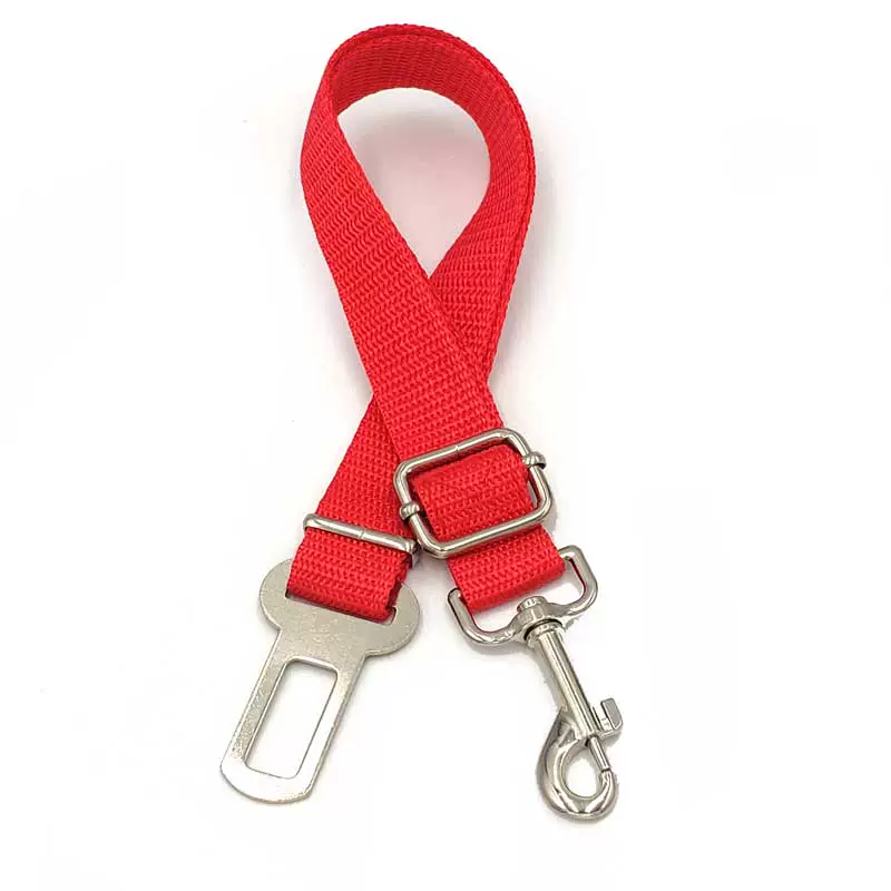 Car Safety Belt for Pet Dog Car Safety Buckle Fixed Rope Adjustable Contraction Band Car Dog Safety Rope