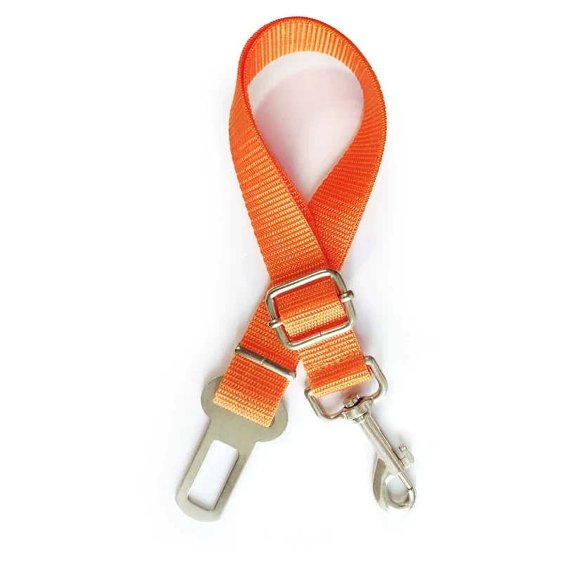 Car Safety Belt for Pet Dog Car Safety Buckle Fixed Rope Adjustable Contraction Band Car Dog Safety Rope
