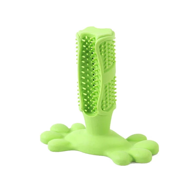 Dog Cactus Interactive Rubber Chew Toys For Small Large Dogs Tooth Cleaning Toothbrush For Small Large Dogs Treat Dispenser Pet