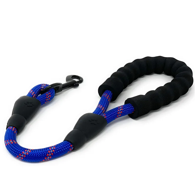 Dog Leash Short Leashes for Large Dog Walking Reflective Dogs Leash Comfortable Handle Pet Chain Rope Dogs Leashes Pet Supplies