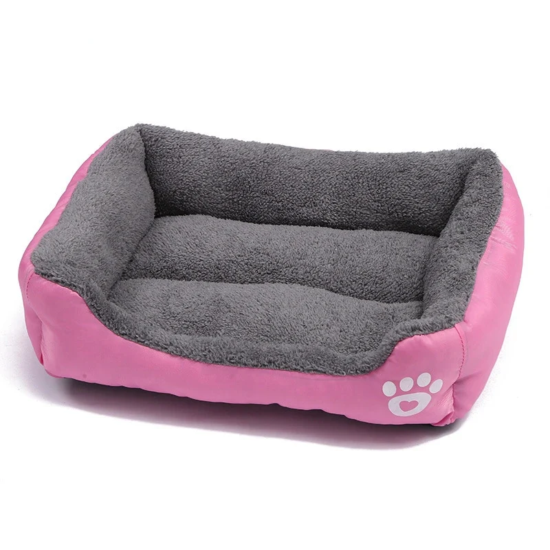 S-3XL Dogs Bed Cat Bed for Small Medium Large Dogs Big Basket Pet House Waterproof Bottom Soft Fleece Warm Cat Bed Sofa House