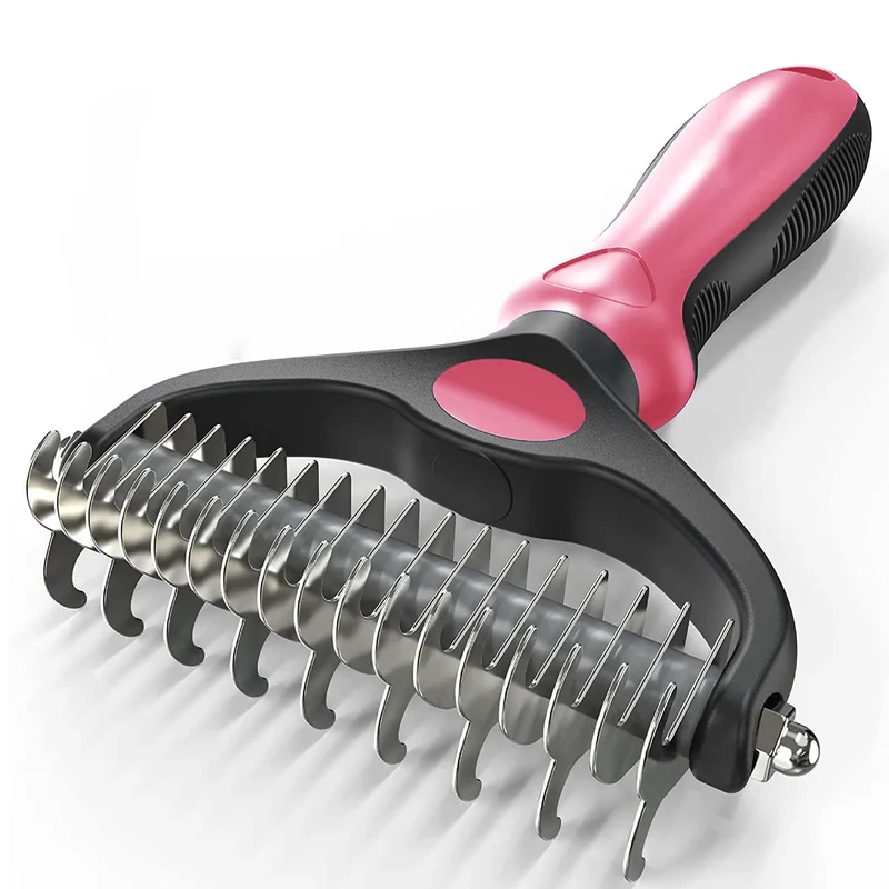 Dog Brush Pet Hair Remover Cat Comb For Cats Dogs Long Hair Short Hair Pet Grooming Care Brush Remove Undercoat Dog Accessories