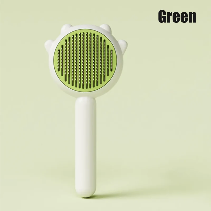 1/2Pcs Pet Hair Removal Brush Grooming Comb Self Cleaning Dog Slicker Brush with Massage Teeth Dogs Cats Pet Grooming Supplies