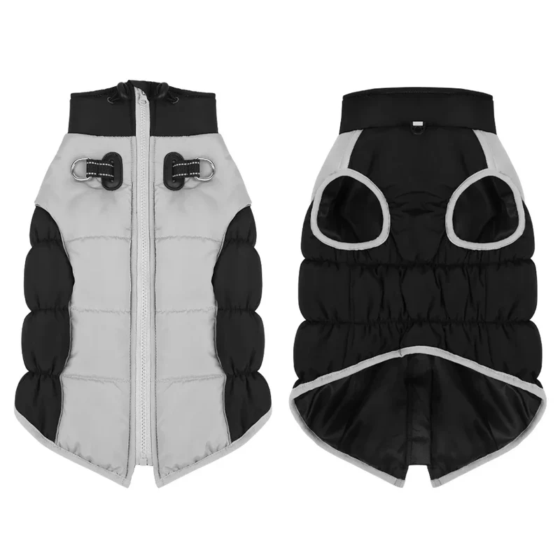 Big Dog Jacket Waterproof Dog Clothes for Medium Large Dogs Winter Pet Costume French Bulldog Coat Labrador German Shepherd Vest