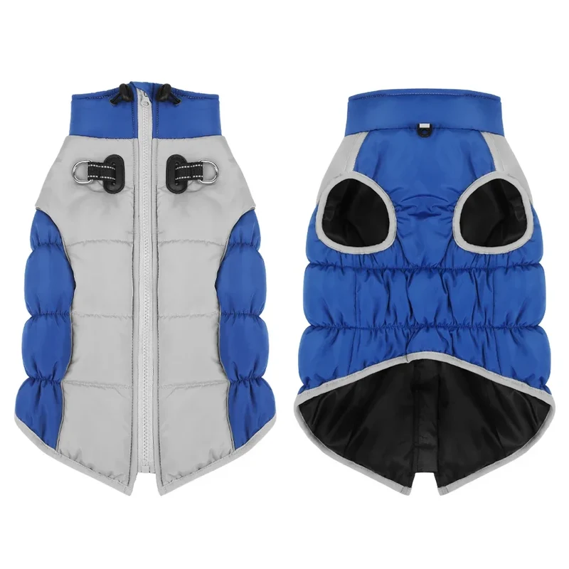 Big Dog Jacket Waterproof Dog Clothes for Medium Large Dogs Winter Pet Costume French Bulldog Coat Labrador German Shepherd Vest