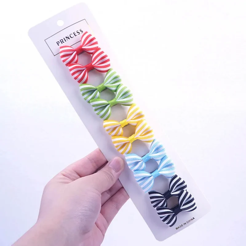 13 Kinds Of Style Dog Hair Bows Brand New Pet Grooming Accessories 10 Pcs/Lot Ribbon Bow With Alligator Clip Pet Christmas Gifts
