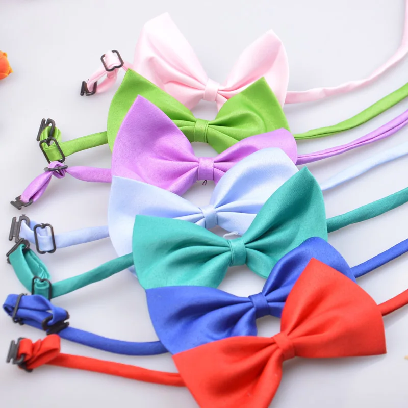 50/100 pcs/lot Mix Colors Wholesale Pet Grooming Accessories Rabbit Cat Dog Bow Tie Adjustable Bowtie Multicolor Pet Products
