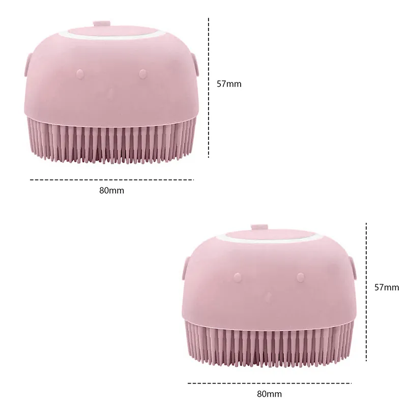 Pet Accessories Shampoo Massager Brush Bathroom Puppy Cat Massage Comb Grooming Shower Brush For Bathing Soft Brushes For Dogs