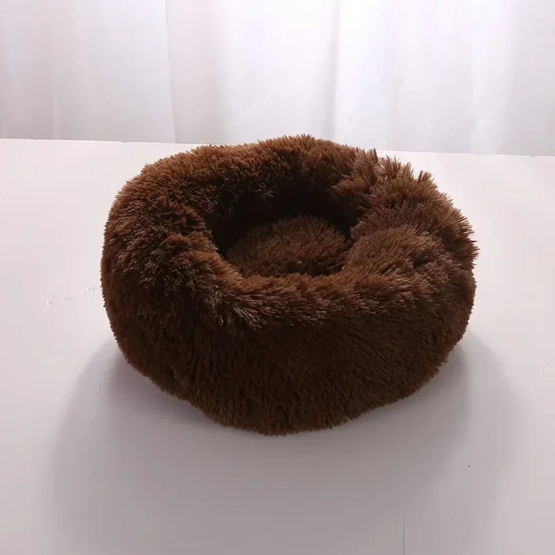 Super Soft Dog Bed Plush Cat Mat Dog Beds For Large Dogs Bed Labradors House Round Cushion Pet Product Accessories