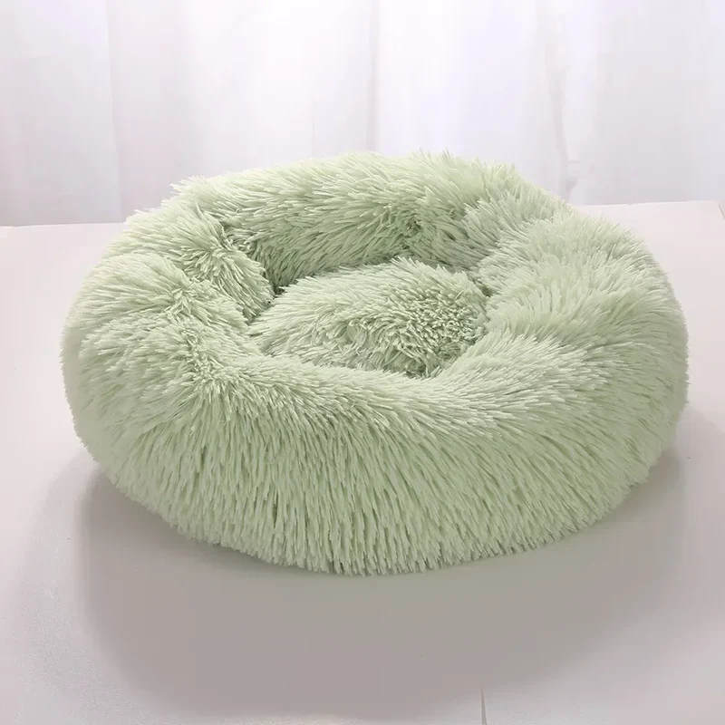 Super Soft Dog Bed Plush Cat Mat Dog Beds For Large Dogs Bed Labradors House Round Cushion Pet Product Accessories