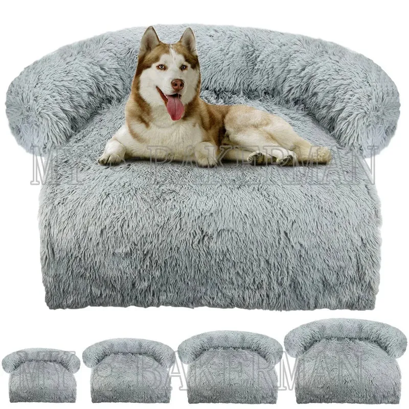 Large Dog Sofa BedPet Dog BedSofa Dog Pet Comfort BedWarm NestWashable Soft FurnitureProtective PadsCat Blanket