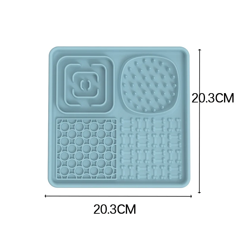 Pet Puppy Fengrong Toy Fengrong Licking Mat Licking Slow Feeding Bowl Slow Food Basin Anti-Choke Small Size Dogs Silicone