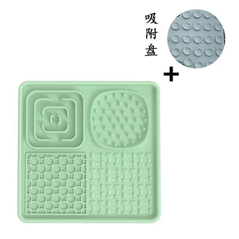 Silicone Dog Slow Food Bowl Slow Food Basin Licking Food Tray Pet Cat Small Size Dogs Dog Fengrong Toy