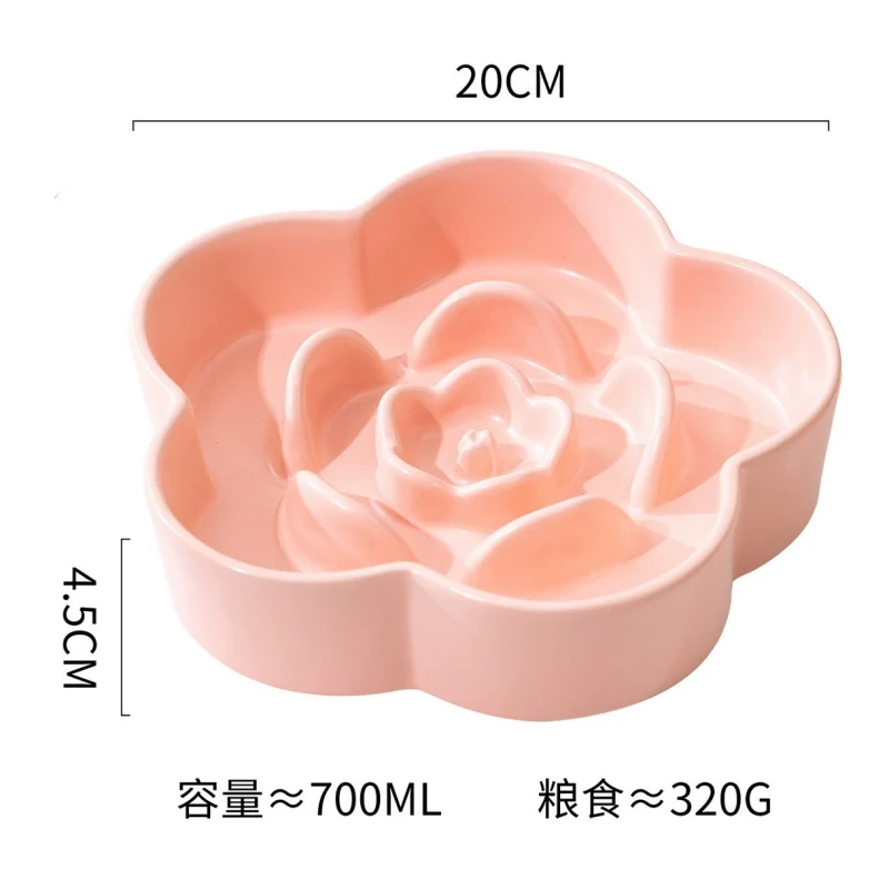 Kyjen Kyjen Slow Feeding Bowl Dog Anti-Choke Slow Feeding Bowl Pet Slow-Eating Rice Bowl Small Size Dogs Anti-Tumble Dog Bowl