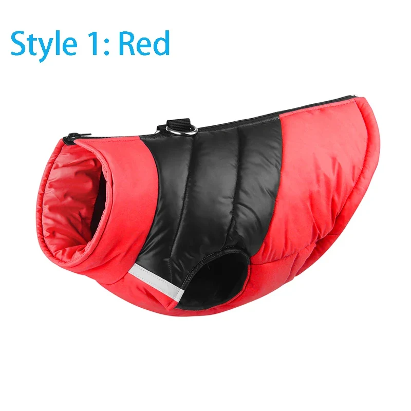 Waterproof Dog Jacket Winter Warm Dog Clothes for Small Large Dogs Puppy Vest Chihuahua Coat French Bulldog Yorkie Pug Costume
